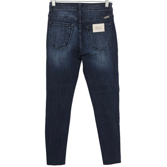 KanCan Womans size 5/26 Estilo Studded Distressed Skinny Denim Blue Jeans NEW - Picture 3 of 8